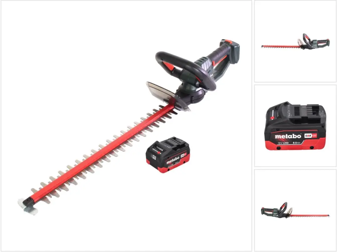 Metabo HS 18 LTX 65 accu heggenschaar 18 V 63 cm + 1x accu 8.0 Ah