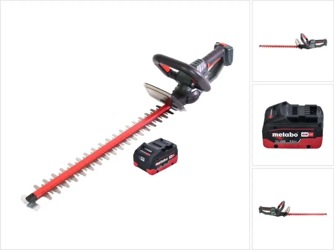 Metabo HS 18 LTX 65 accu heggenschaar 18 V 63 cm + 1x accu 5,5 Ah