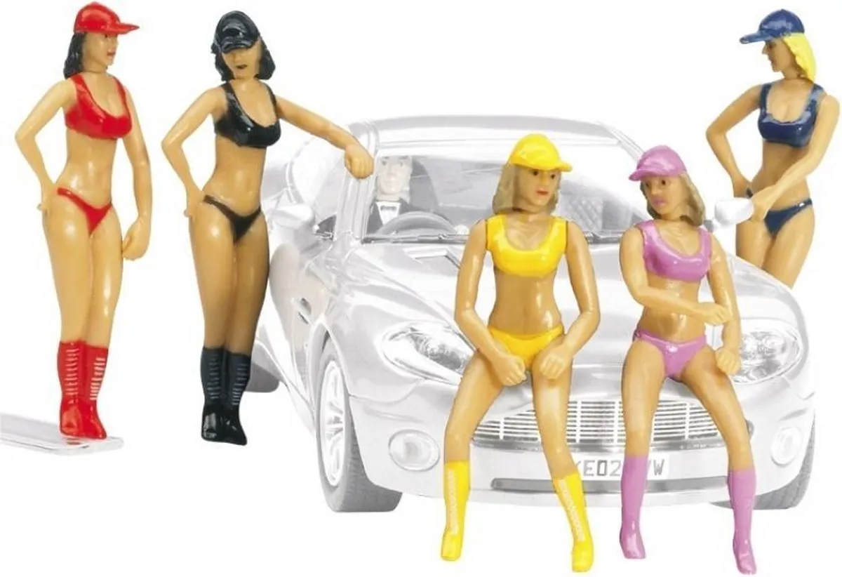 Carrera CAR20021114 Pit Babes Uitbreidingsset - 5 Figuren