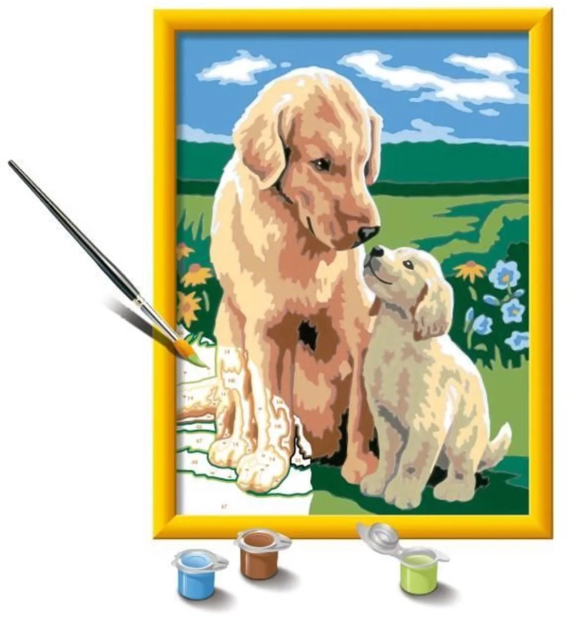 Ravensburger CreArt Kids Moederliefde Schilderen op nummer Kit 18x24cm - 25827