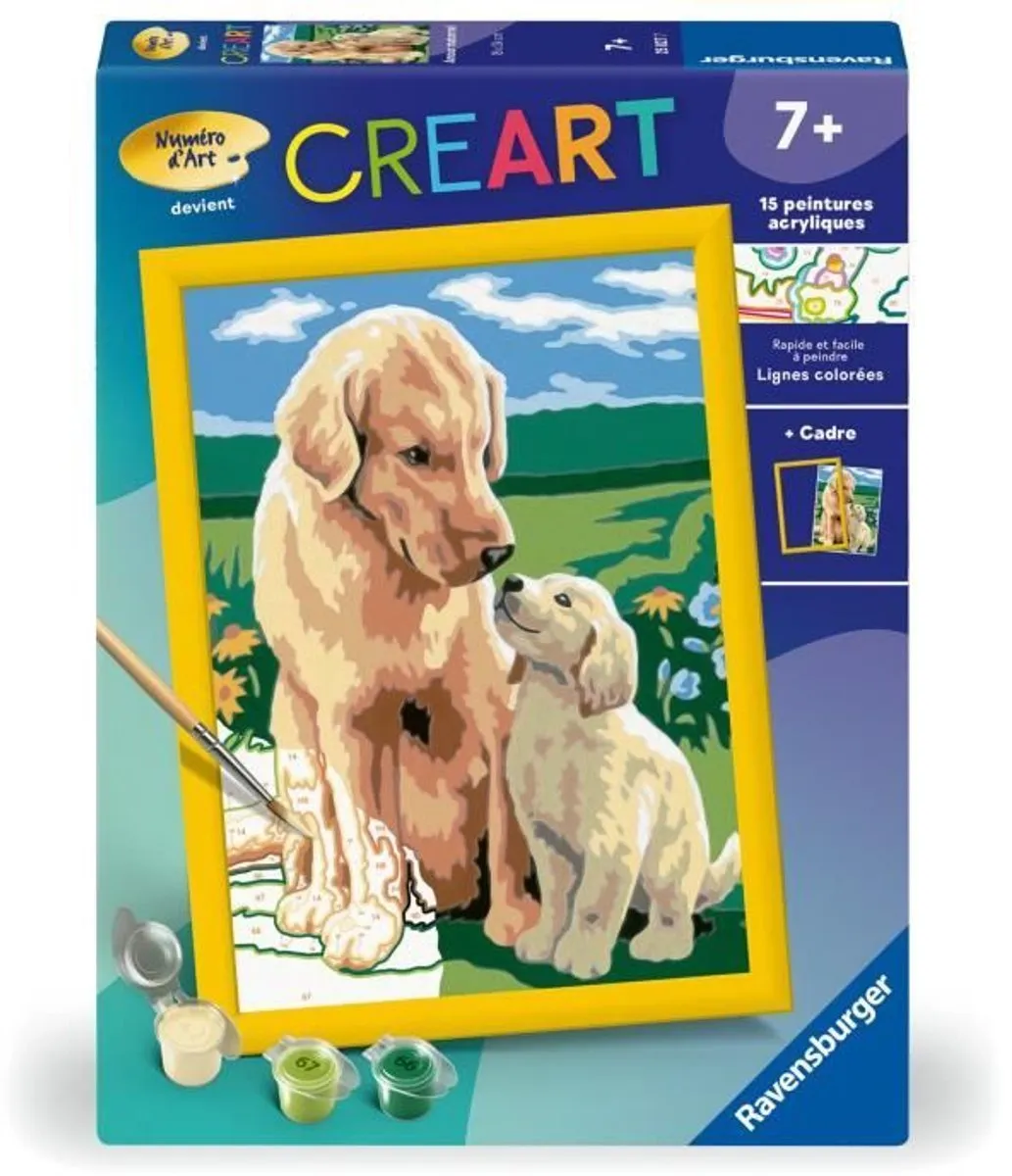 Ravensburger CreArt Kids Moederliefde Schilderen op nummer Kit 18x24cm - 25827