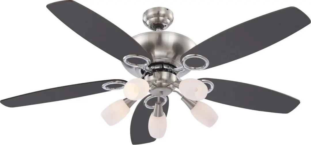Globo Plafondlamp V0337ST met ventilator