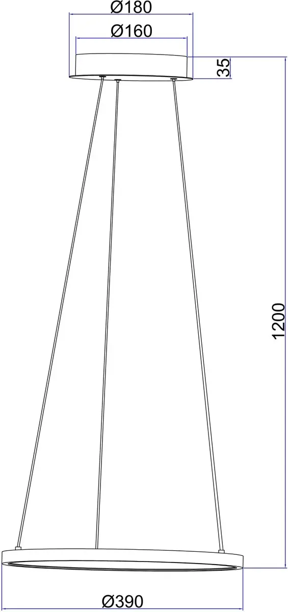 Globo LED hanglamp met enkele ring - Ø38,5cm - Nikkel - afbeelding 4 van 6