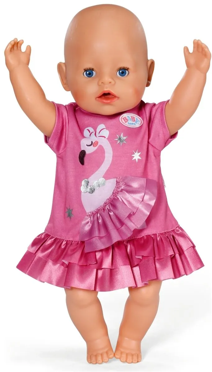 Baby Born Flamingo Jurk - 43 cm - Roze