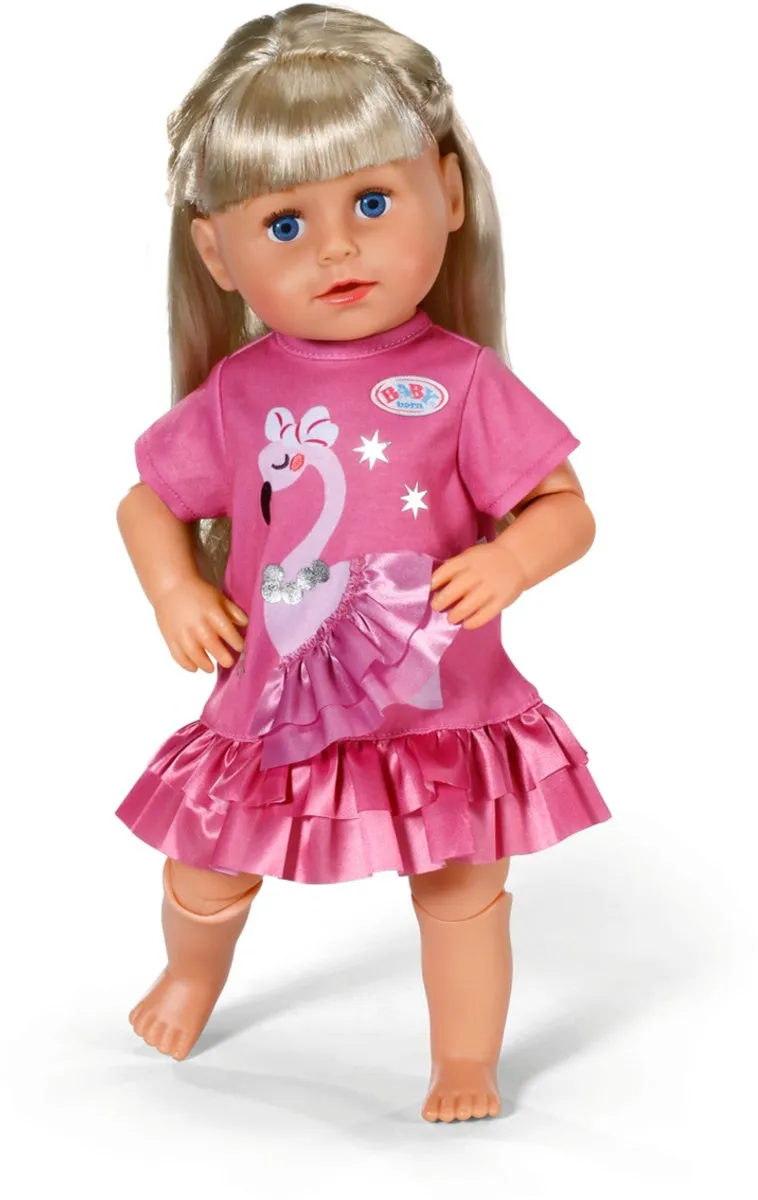 Baby Born Flamingo Jurk - 43 cm - Roze