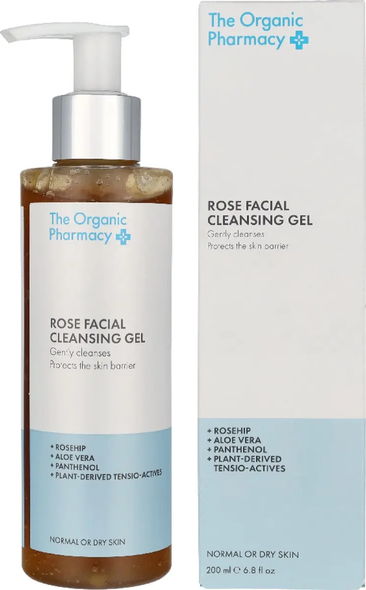 The Organic Pharmacy Rose Facial Cleansing Gel 200ml