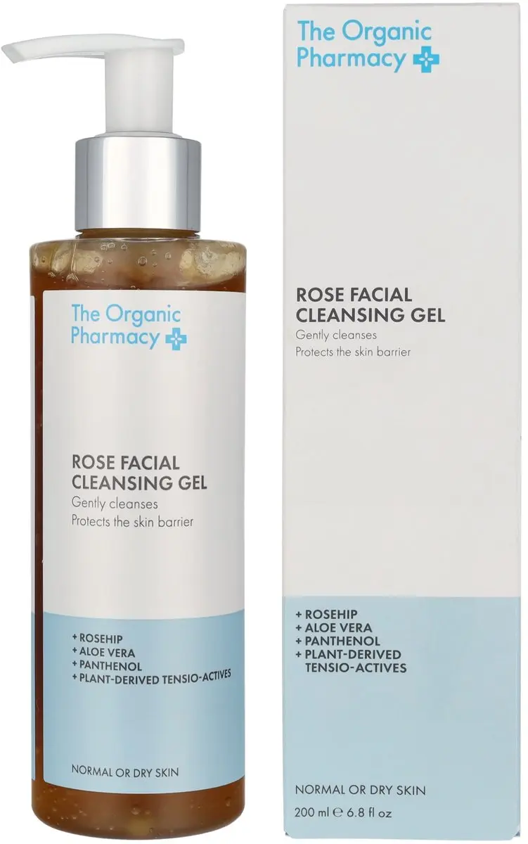 The Organic Pharmacy Rose Facial Cleansing Gel 200ml