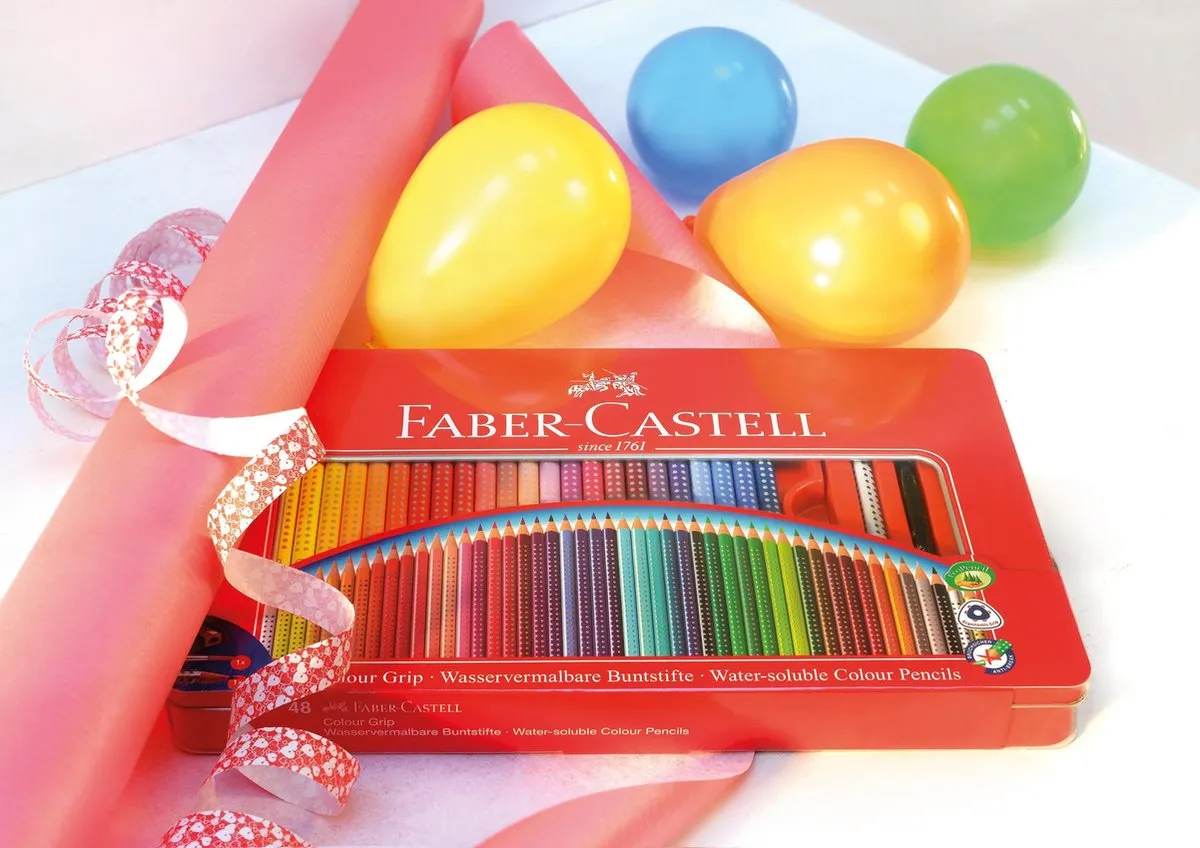Faber-Castell Colour Grip FC-112448 Kleurpotloden 48 Stuks - Assorti