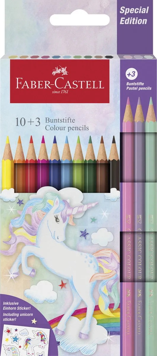 Faber-Castell Unicorn Zeskantig Kleurpotlood