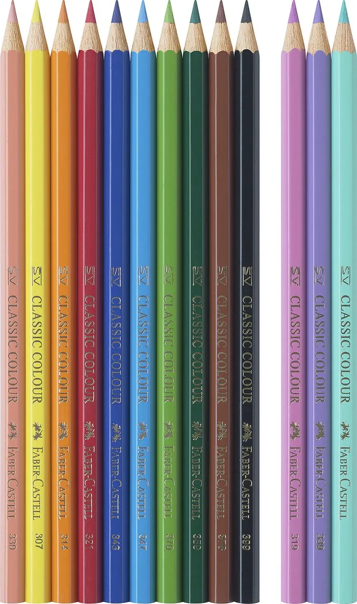 Faber-Castell Unicorn Zeskantig Kleurpotlood - 13 Stuks