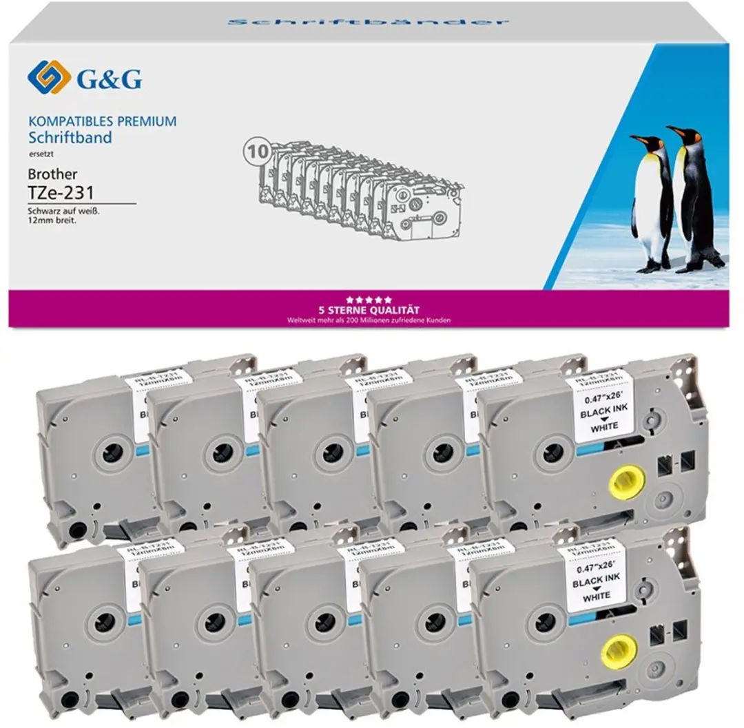 G&G 5T231-10TD Labeltape