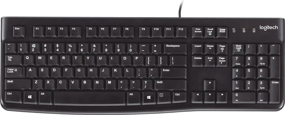 Spanish Qwerty Keyboard Logitech K120 USB (Refurbished D)
