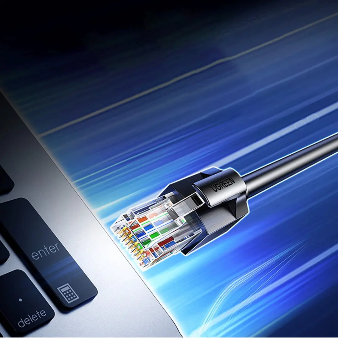Ugreen Cat6A Ethernet Kabel 2m - Zwart