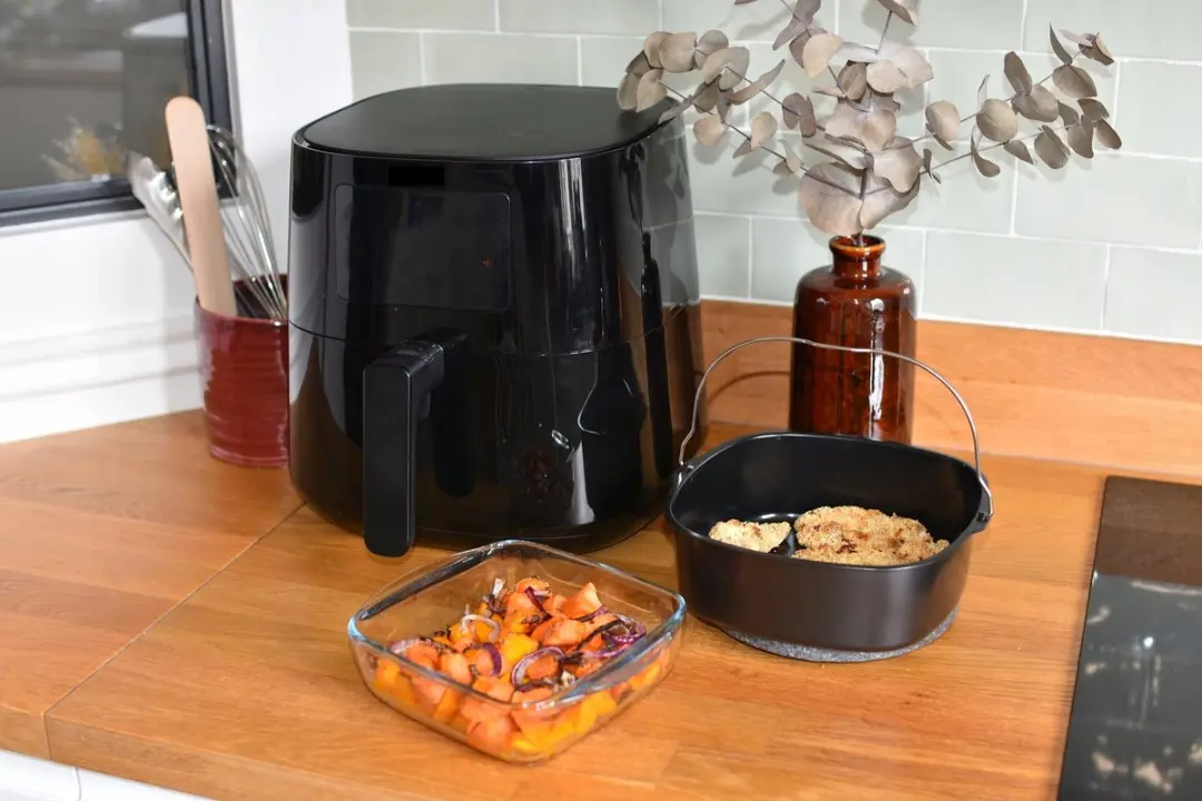 PYREX Metalen Mand voor Airfryer 22x21cm - Meerkleurig