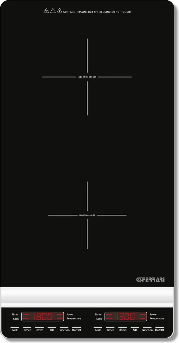 G3 Ferrari Dinamiko Deep Noir Inductiekookplaat 29.5cm - 2 zones
