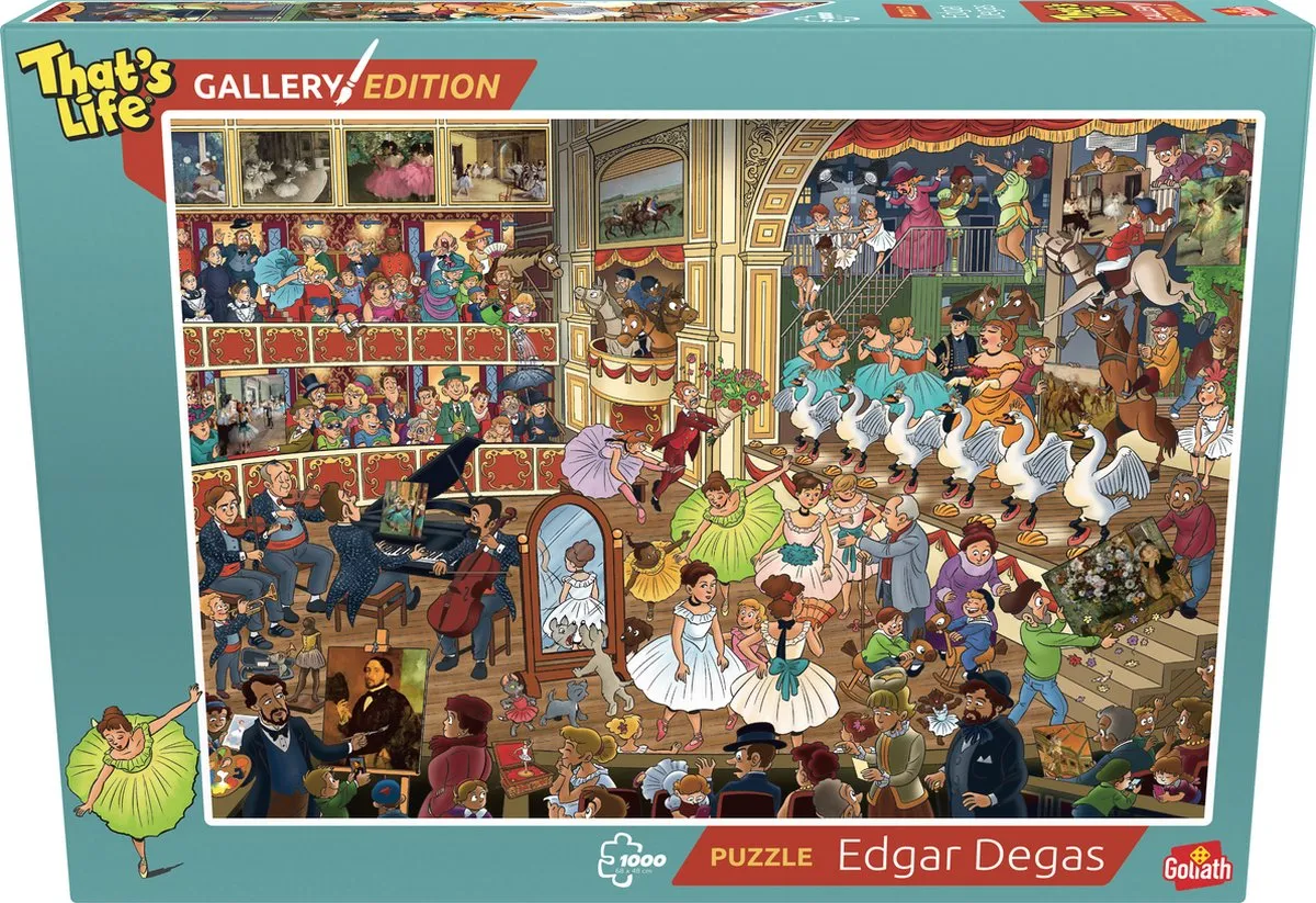 Goliath That's Life Edgar Degas Legpuzzel 1000 Stuks