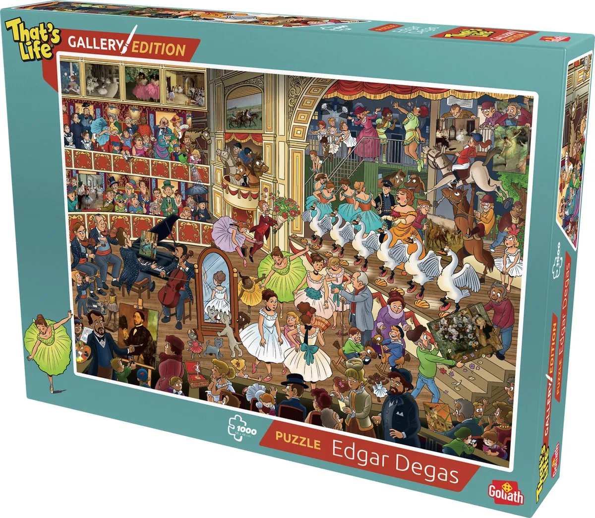 Goliath That's Life Edgar Degas Legpuzzel 1000 Stuks - 68x48cm