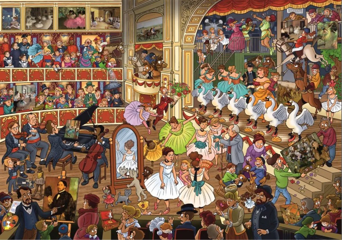 Goliath That's Life Edgar Degas Legpuzzel 1000 Stuks - 68x48cm