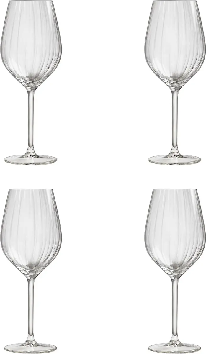 Royal Leerdam Plissé Wine Glazen