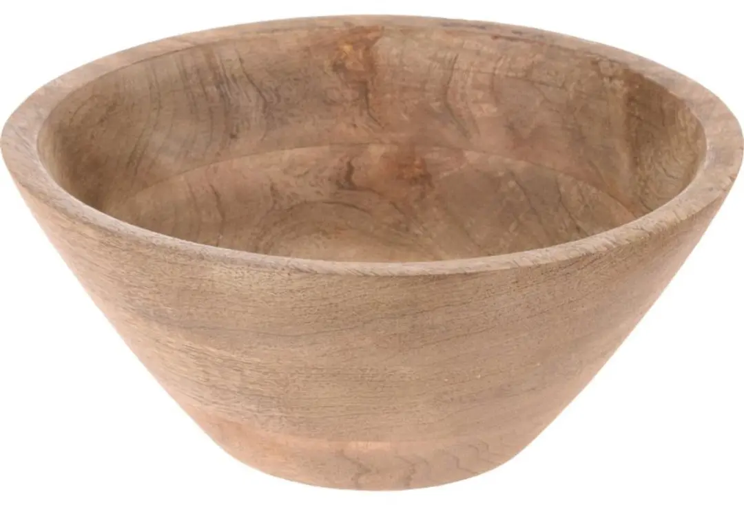 Serveerschaal van mangohout, 20 cm