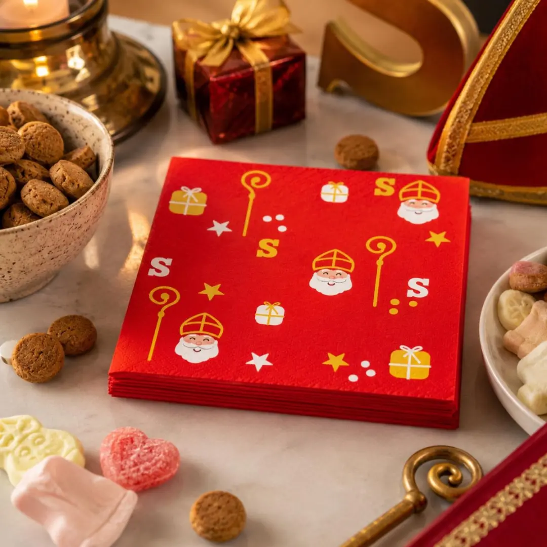 Duni Sinterklaas thema servetten