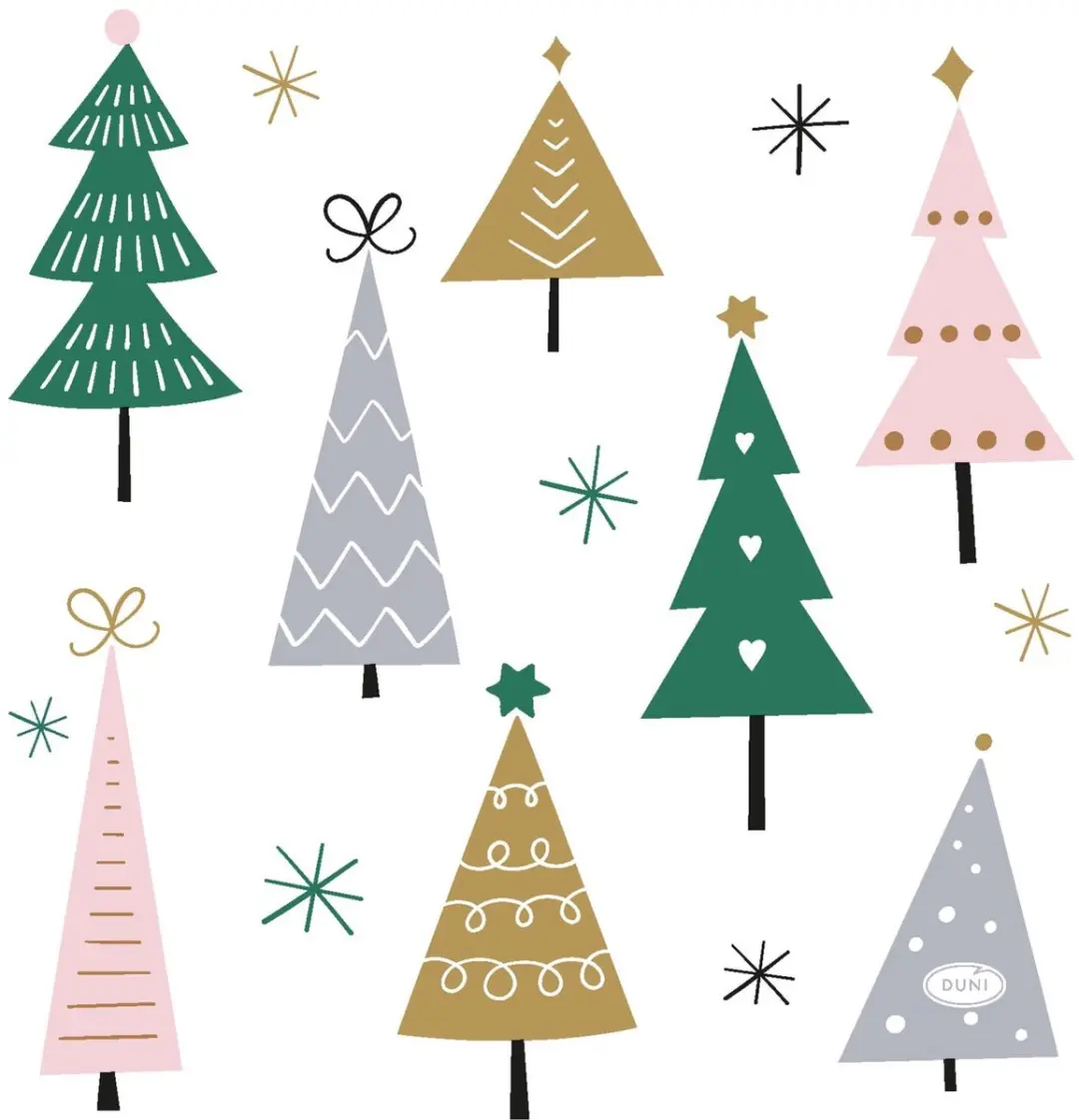 Duni Kerst thema servetten