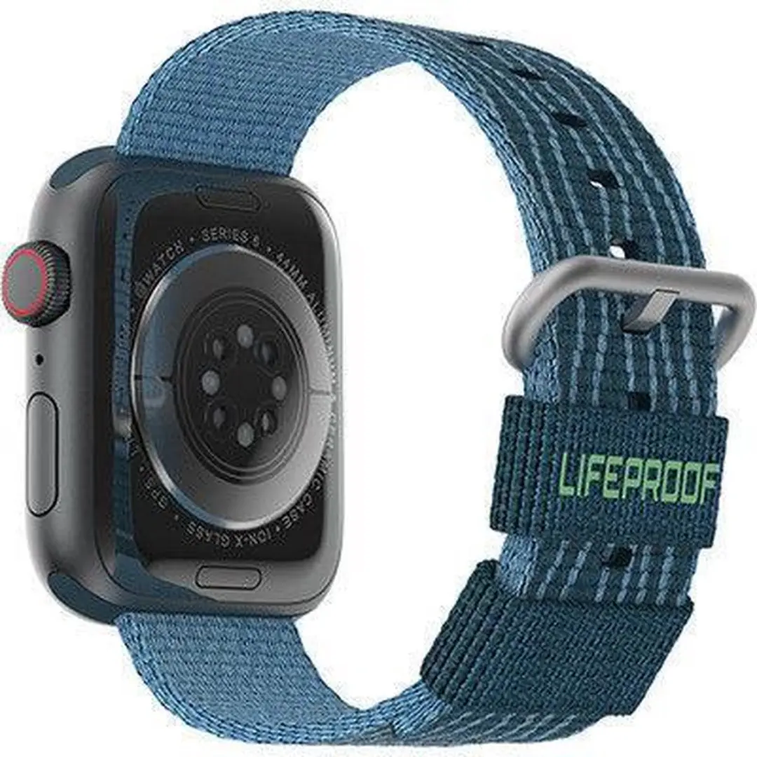 LifeProof Apple Watch Nylon Bandje - Blauw - One Size - afbeelding 6 van 6
