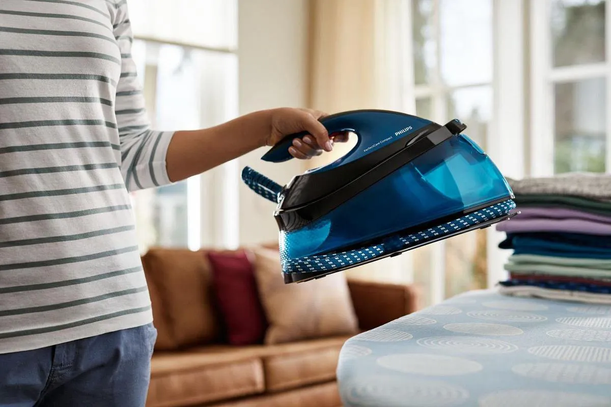 Philips Perfect Care Compact GC7846/80 Stoomgenerator 1.5L - Blauw/Zwart