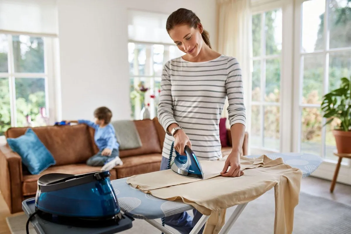 Philips Perfect Care Compact GC7846/80 Stoomgenerator 1.5L - Blauw/Zwart - afbeelding 6 van 6