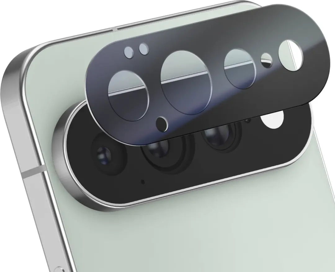 iMak, Camera Beschermer voor Google Pixel 11 Pro XL Gehard Glas, Zwart / Transpa