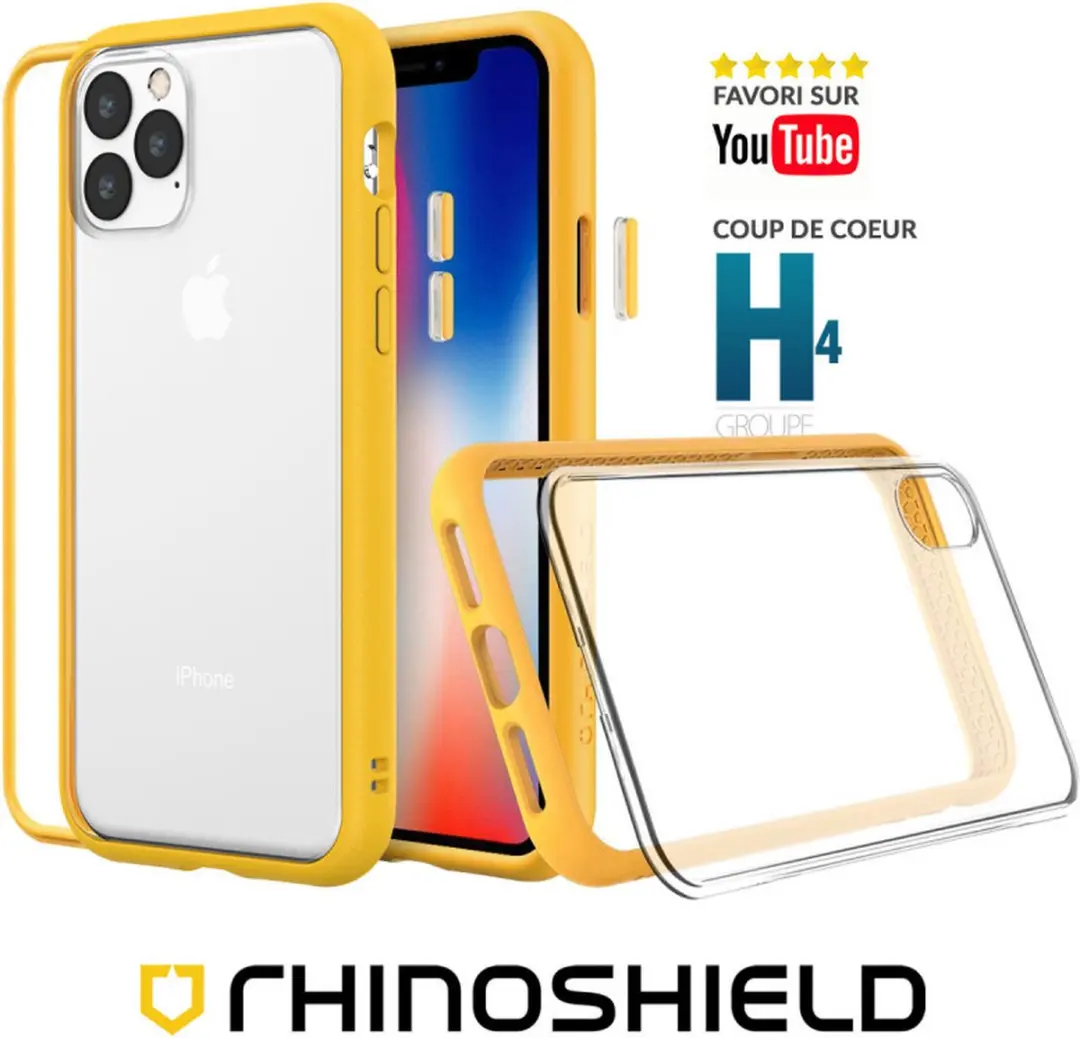 RhinoShield Mod NX Apple iPhone 13 Pro Max Hoesje Bumper Geel