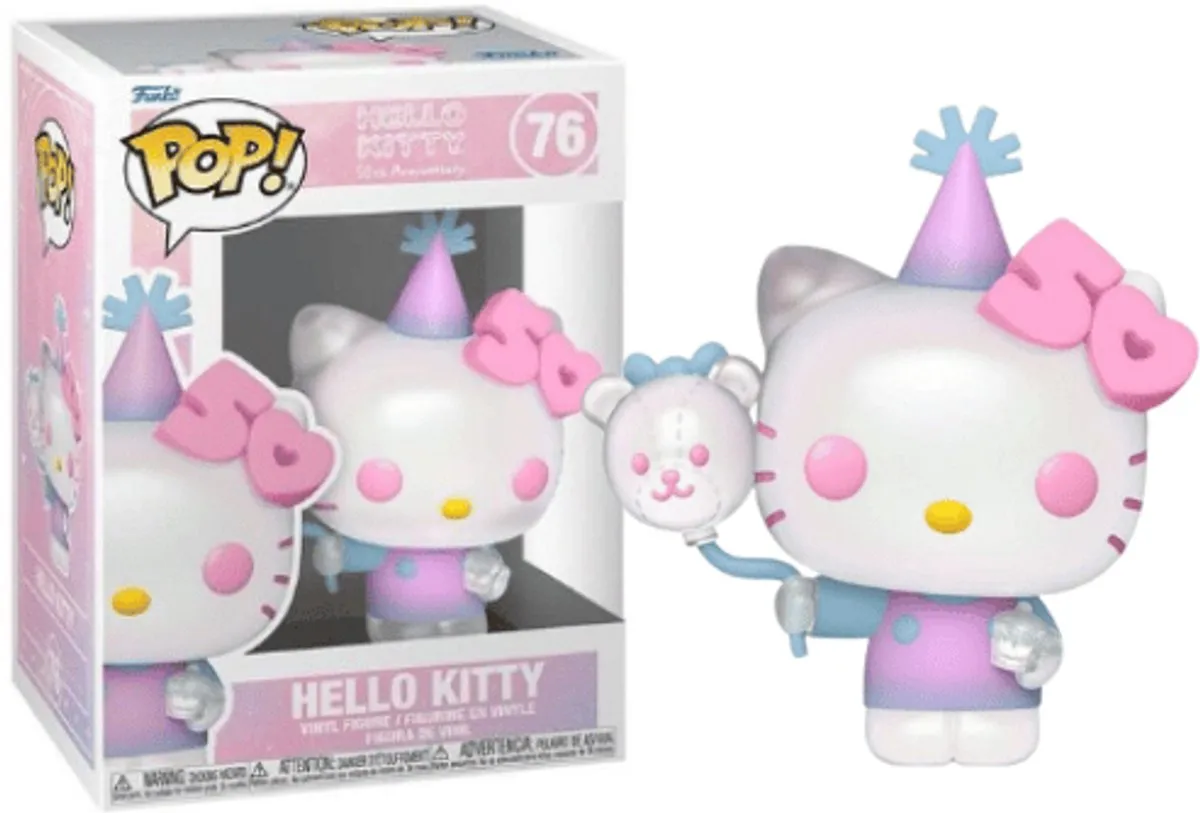 Funko POP! Hello Kitty 76090 - 50th Anniversary - Veelkleurig - afbeelding 6 van 6