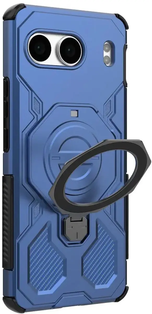Selected Hoesje OnePlus Nord 4 MagSafe Blauw - 360° Draaibare Stand - afbeelding 6 van 6