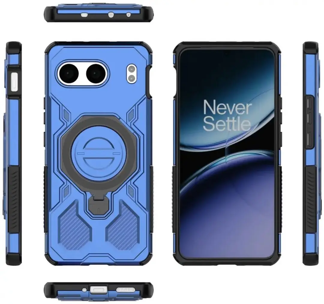 Selected Hoesje OnePlus Nord 4 MagSafe Blauw - 360° Draaibare Stand