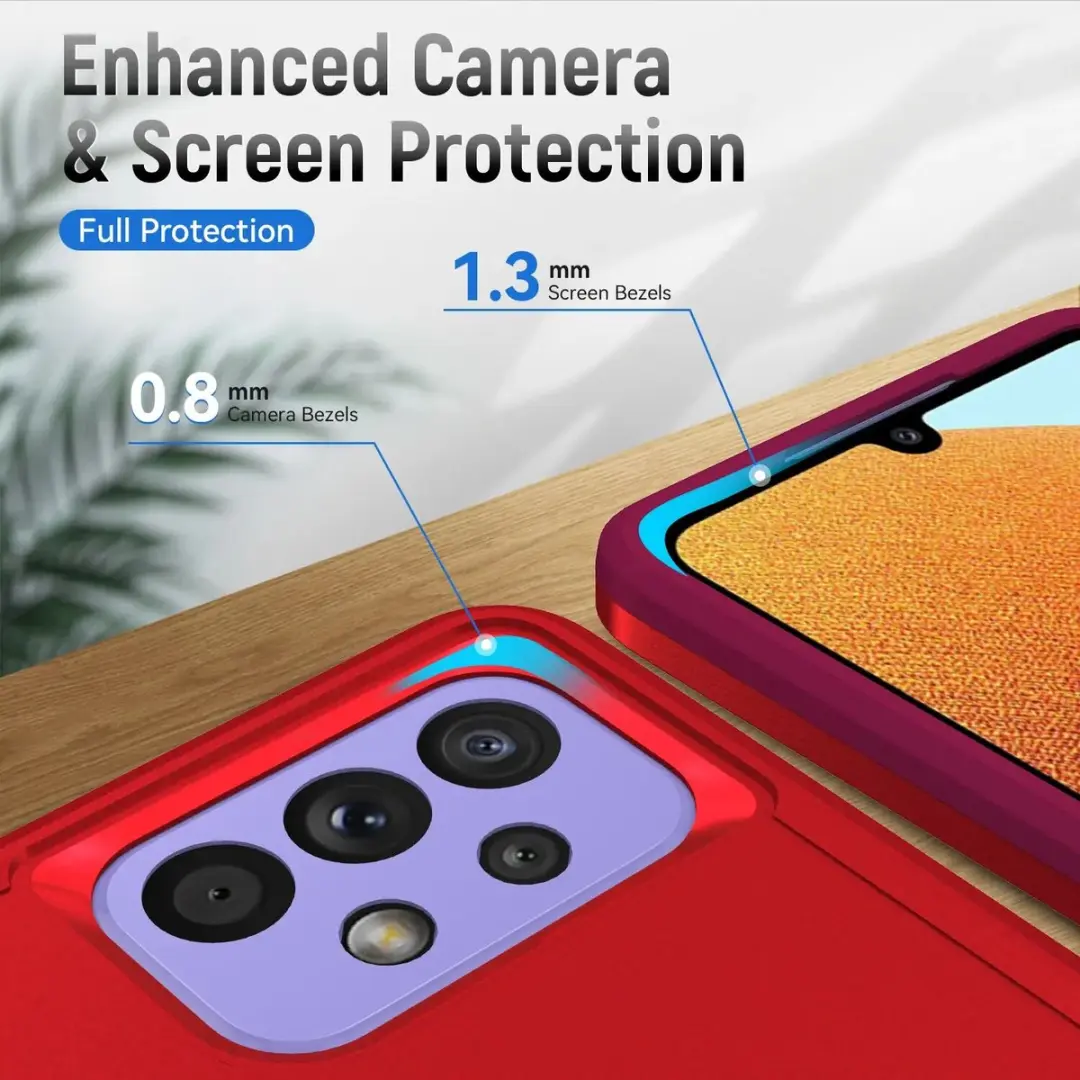 Selected Back Cover Samsung Galaxy A53 Rugged Hoesje - Rood