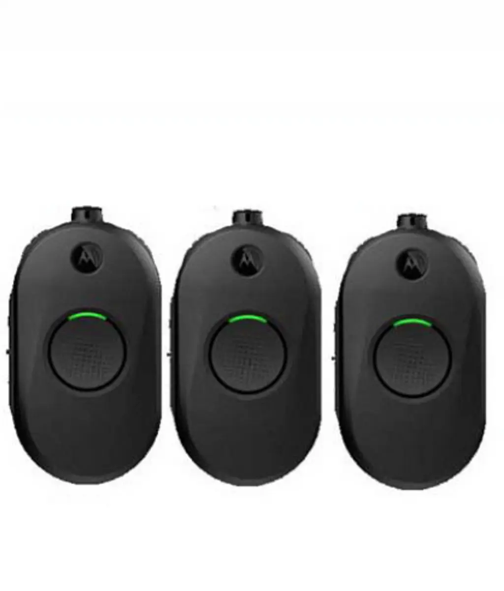 Set van 3 Motorola CLP446E Mini Portofoons zonder oortje en zonder lader
