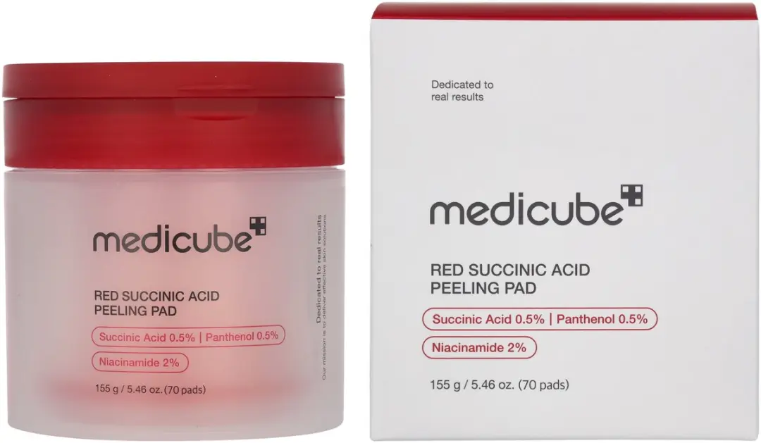 Medicube Red Succinic Acid Peeling Pads 70 Stuks