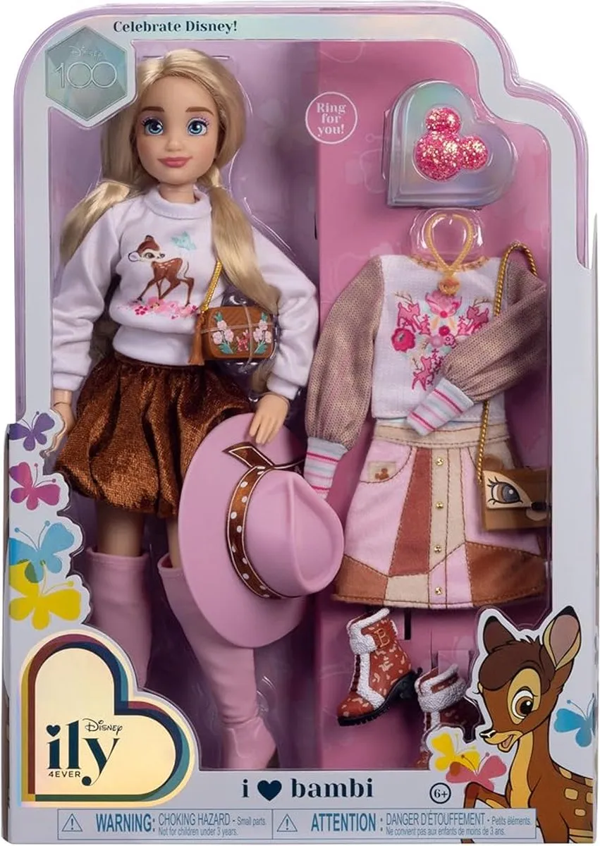 Disney Bambi Modepop 25cm - Beige