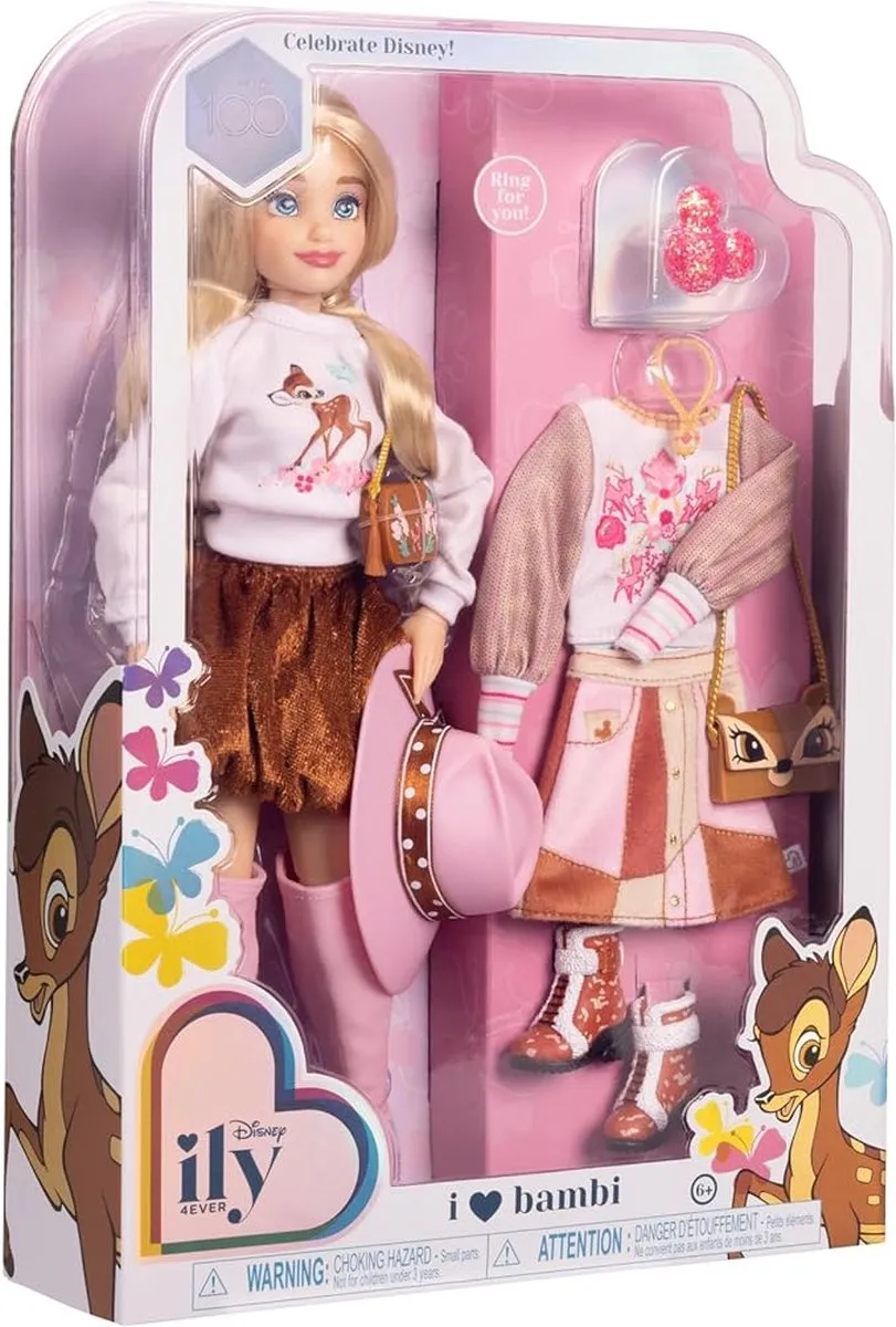 Disney Bambi Modepop 25cm - Beige