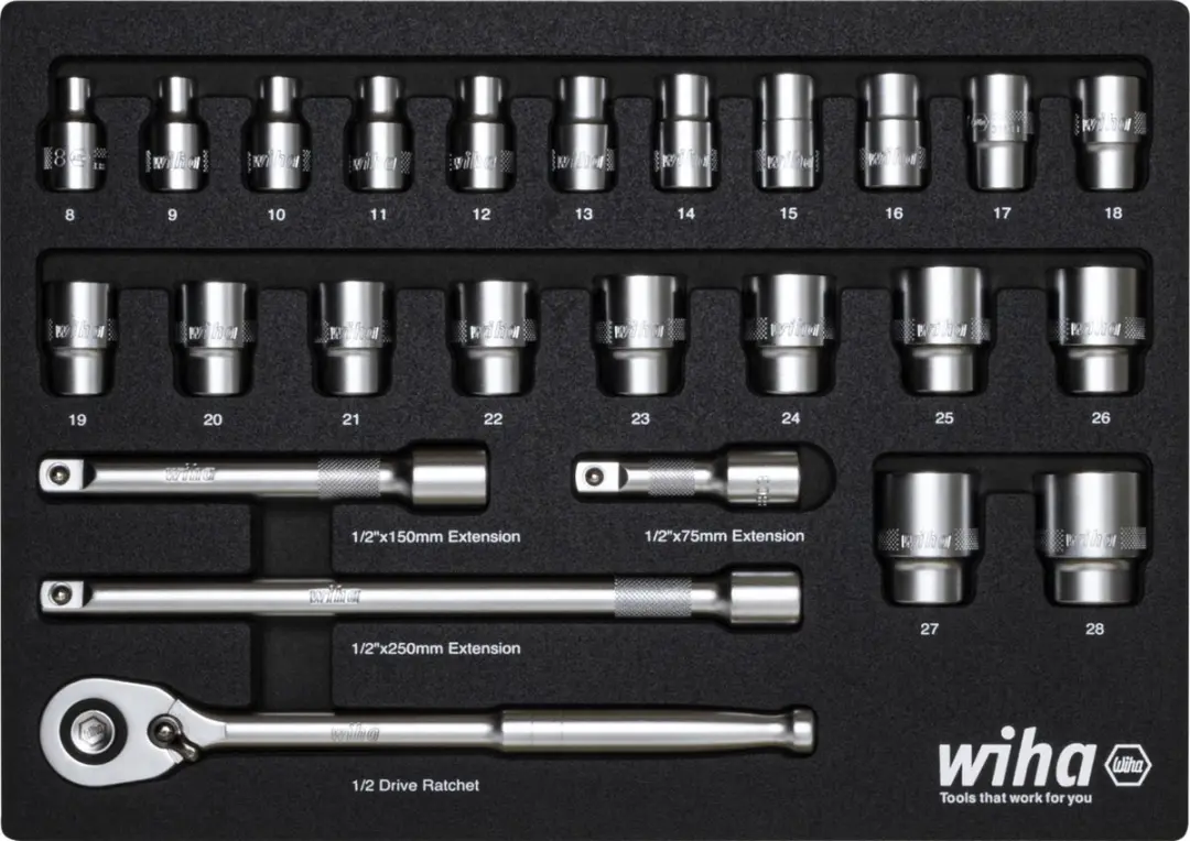 Wiha 44740 Dopsleutelset 1/2