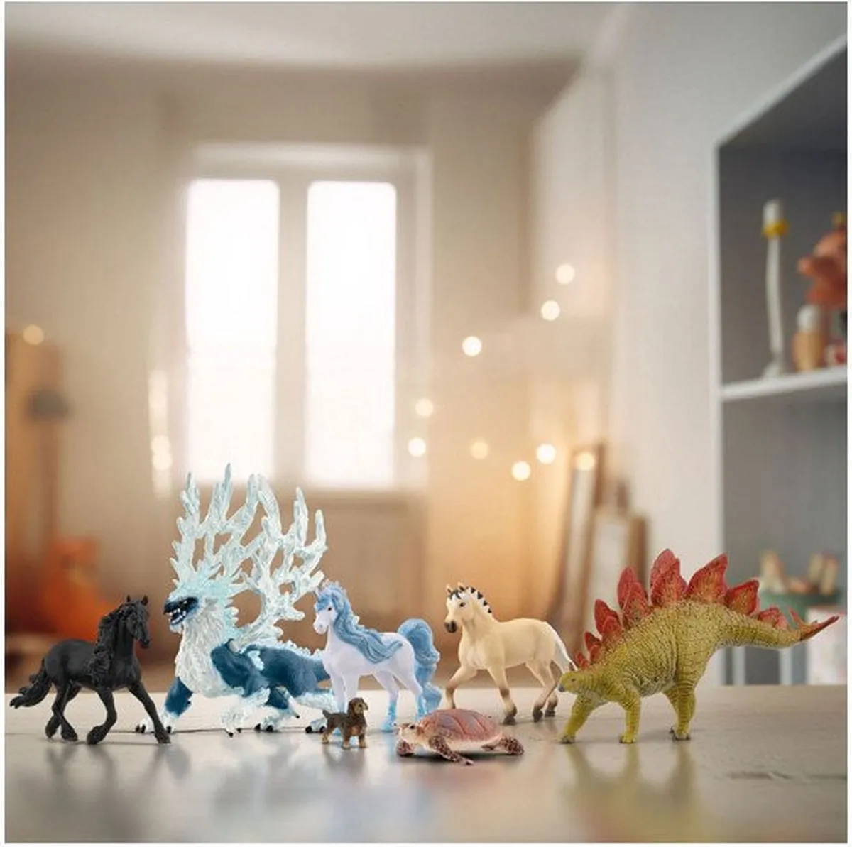 Schleich Stegosaurus 15040 - Geel/Rood - afbeelding 2 van 6