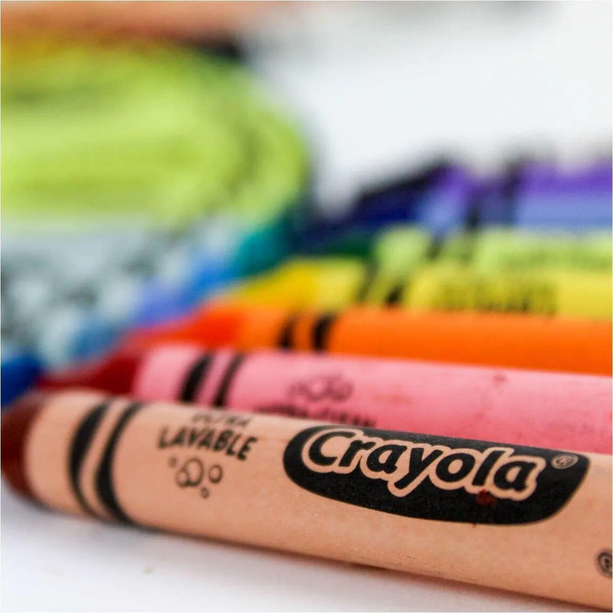 Crayola Extra Grote Afwasbare Wasco's - 8 Stuks - Multi