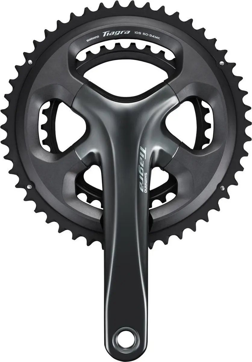 Shimano Tiagra FC-4700 Crankstel 52/36T 10S 175mm - Antraciet - afbeelding 2 van 4