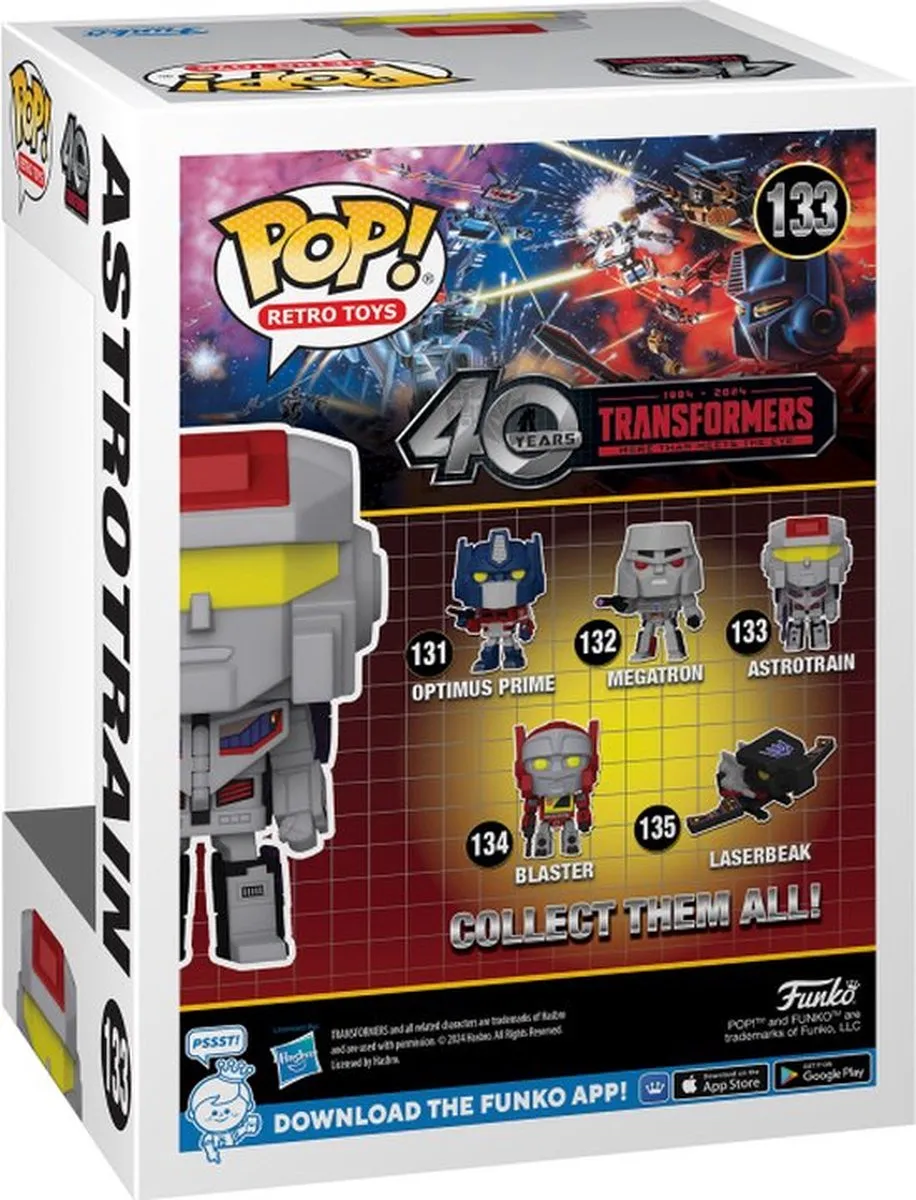 Funko Transformers Astrotrain Pop! - 133 - Multicolor