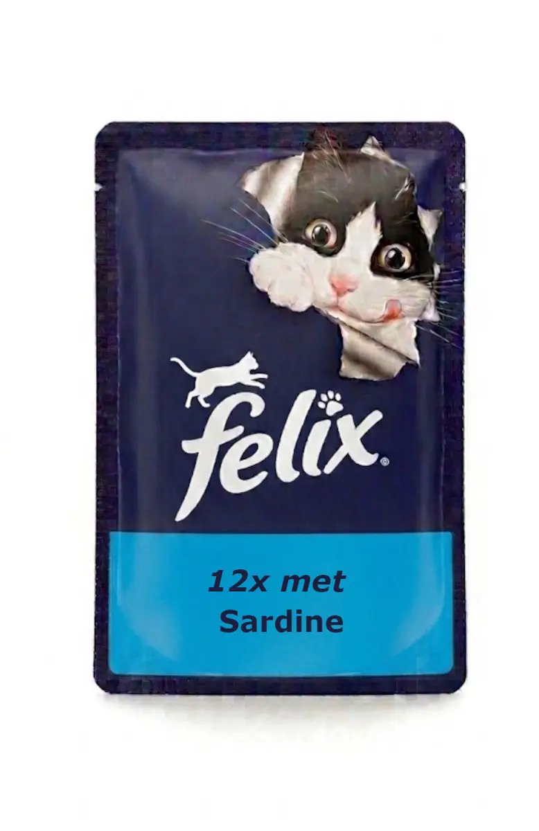 Felix Elke Dag Feest Senior 7+ Sardine in Gelei