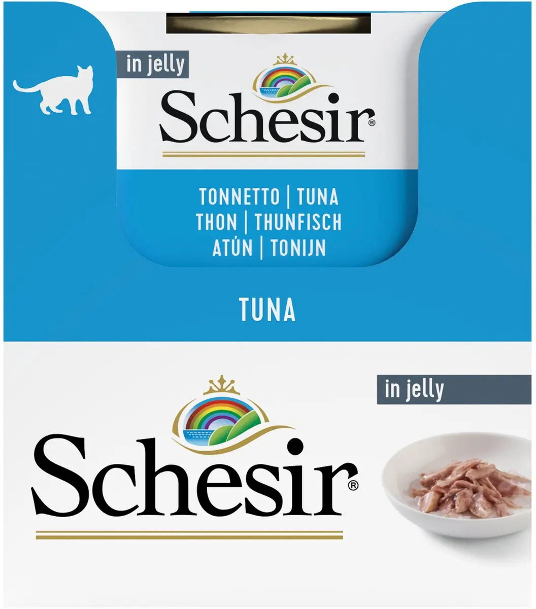 Schesir Kat Tonijn 85g - 14 Stuks