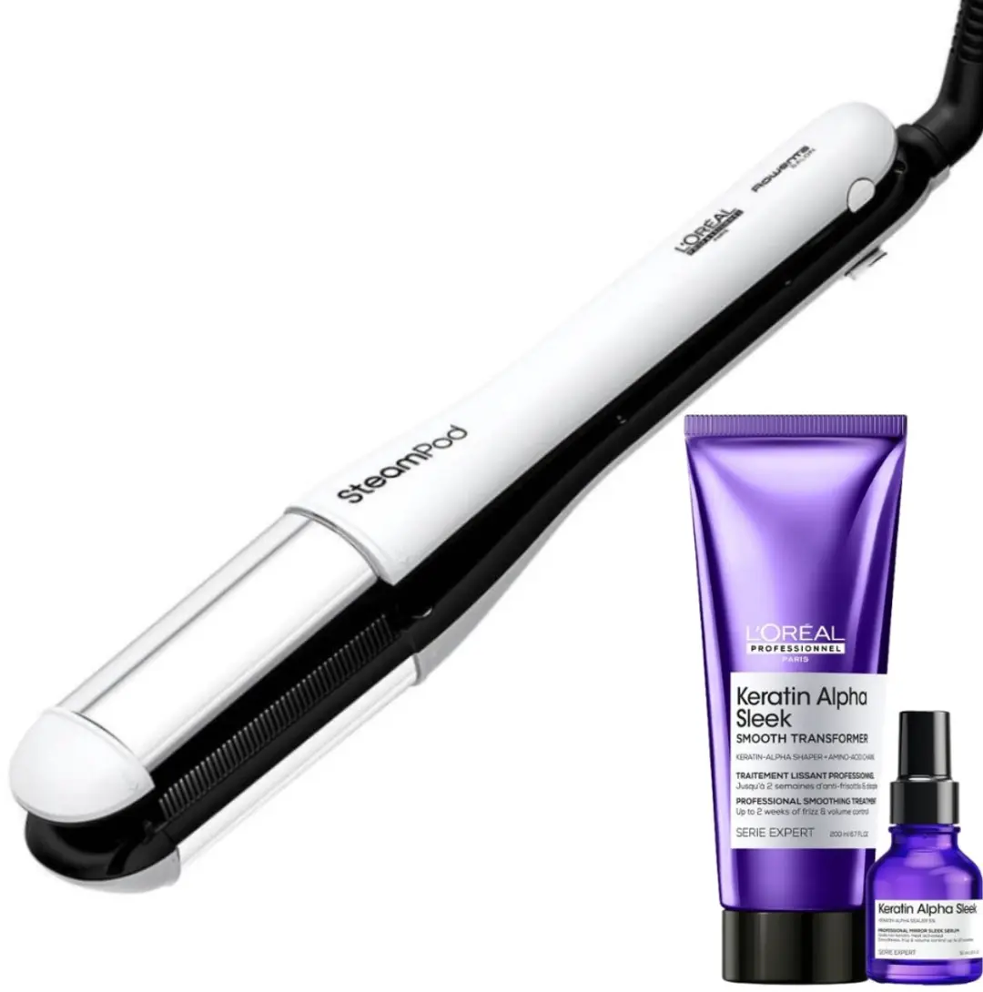 L'Oréal Professionnel Steampod 4.0 Keratin Alpha Sleek Duo