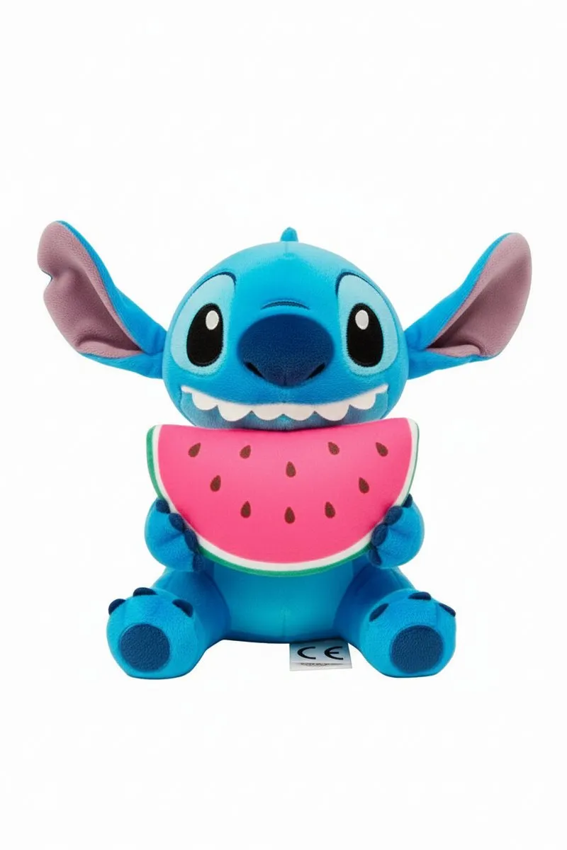 Disney Stitch Watermeloen Knuffel 25cm - Pluche