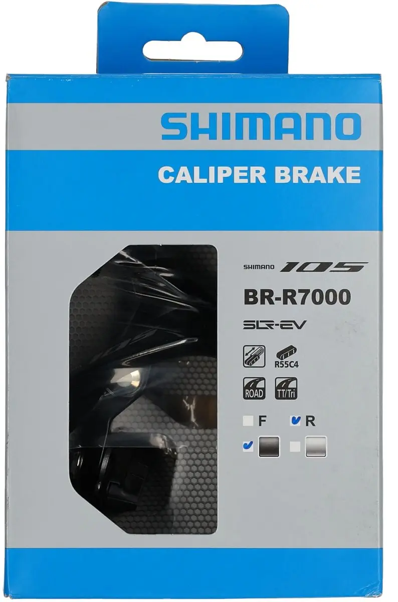 Shimano 105 BR-R7000 Remhoef Achter - 5cm Zwart - afbeelding 2 van 5