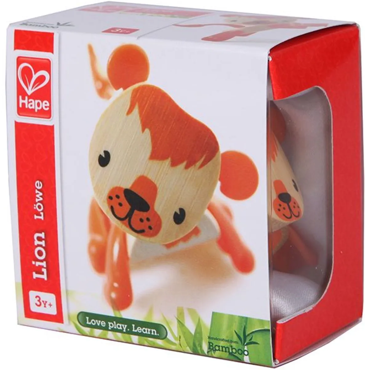Hape Bamboe Beestje Leeuw - Multicolor